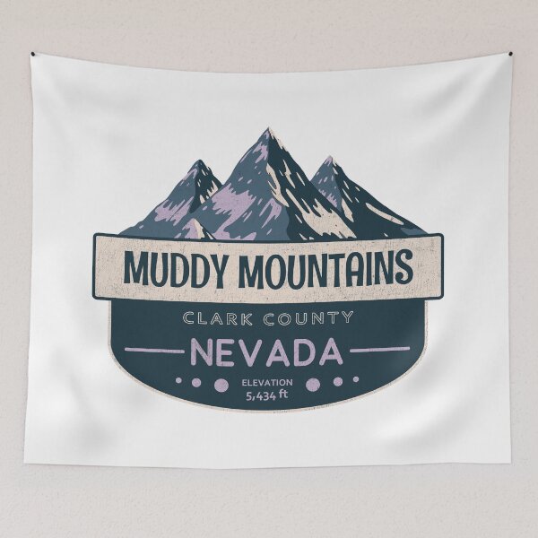 Item preview, Muddy Mountains, Clark County, Nevada, Mountain Design designed and sold by Wanderful-roads.