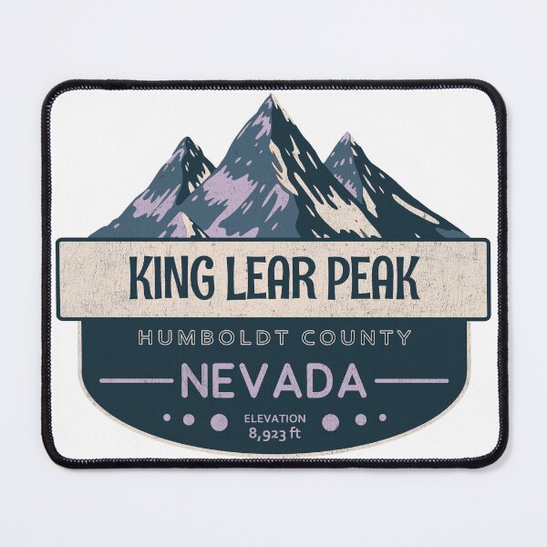 Item preview, King Lear Peak, Humboldt County, Nevada, Mountain Design designed and sold by Wanderful-roads.