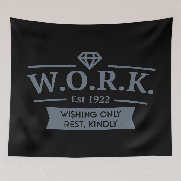Item preview, W.O.R.K. – Wishing Only Rest, Kindly designed and sold by Milena R..