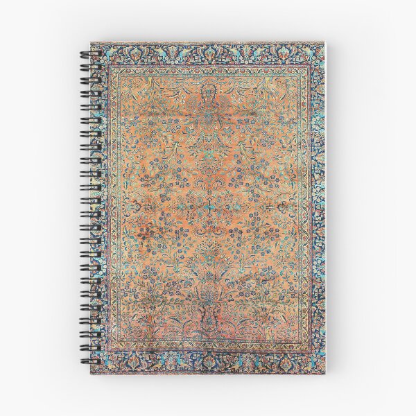 Item preview, Manchester Kashan Floral Persian Carpet Print designed and sold by Vicky Brago-Mitchell®.