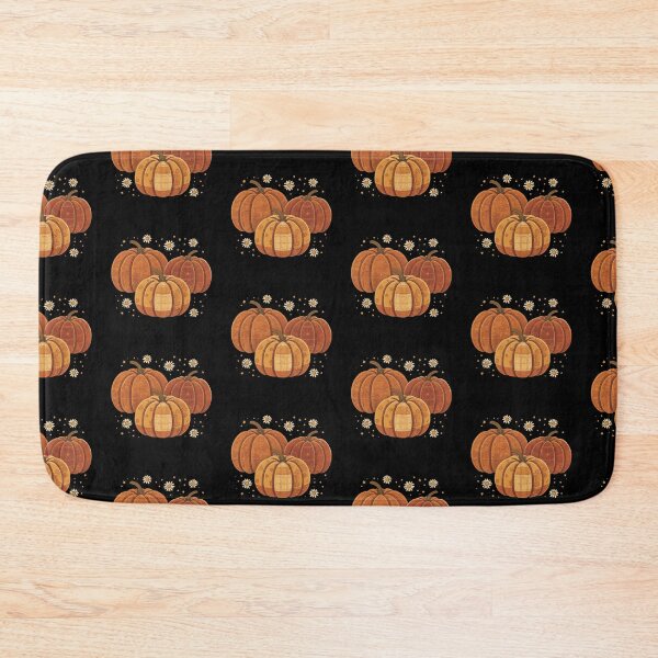 Item preview, Rustic autumn pumpkins with stars and daisies illustration designed and sold by Monascreativeempire.