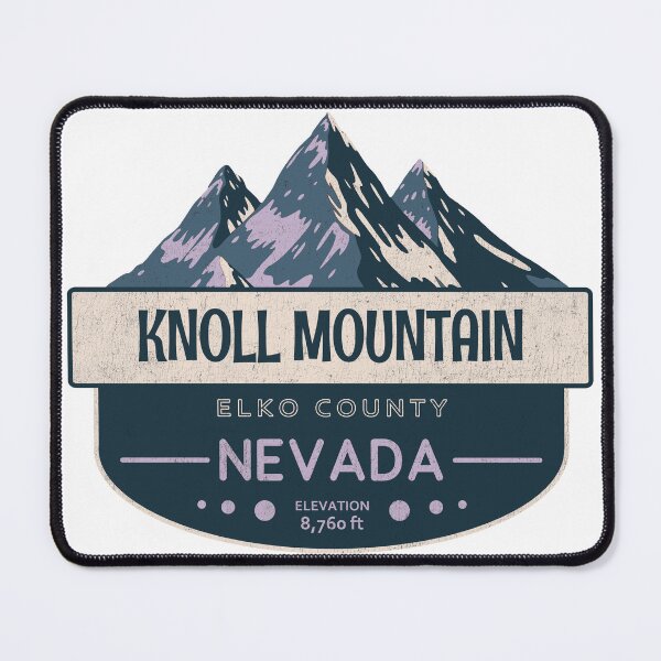 Item preview, Knoll Mountain, Elko County, Nevada, Mountain Design designed and sold by Wanderful-roads.