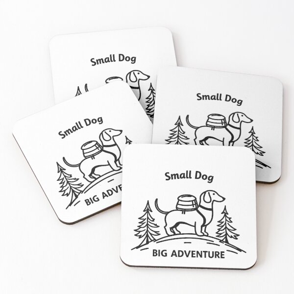 Item preview, Small Dog Big Adventure Deshign designed and sold by kachystore.