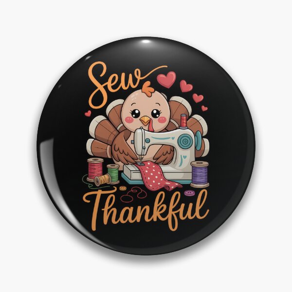 Item preview, Thanksgiving Turkey Sew Thankful designed and sold by brynatshop.