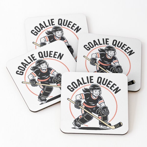 Item preview, Dynamic Female Hockey Goalie designed and sold by SplashTastic.