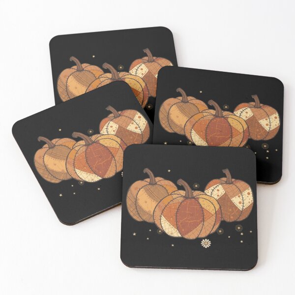 Item preview, Rustic autumn pumpkins with stars and daisies illustration designed and sold by Monascreativeempire.