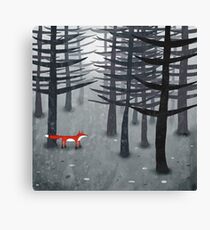 The Fox and the Forest Canvas Print