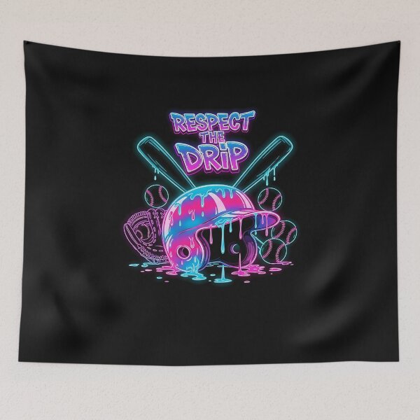 Item preview, Respect The Drip Baseball Cream Dripping Baseball Drip designed and sold by facegm.