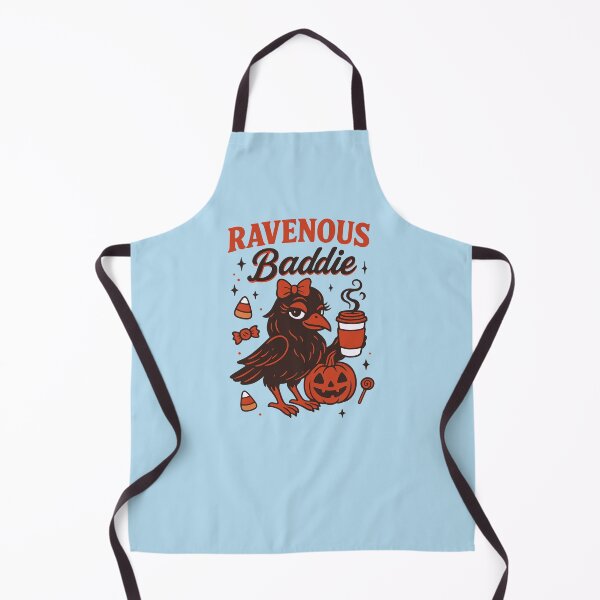 Item preview, Cute Halloween Raven Ravenous Baddie designed and sold by CreepyCornerArt.
