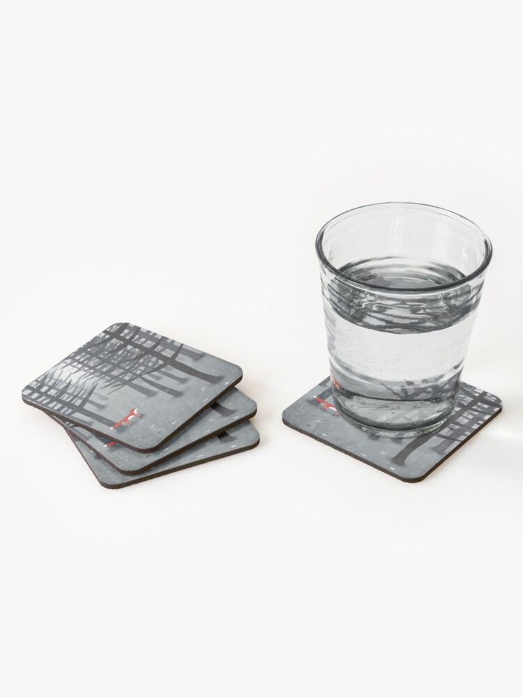 Alternate view of The Fox and the Forest Coasters (Set of 4)
