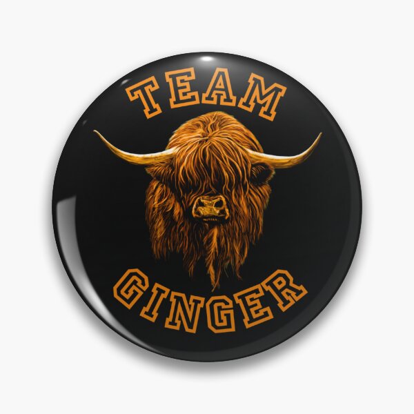 Artikelvorschau, Team Ginger Schottische Hochlandkuh entworfen und verkauft von UllrichWeldon.