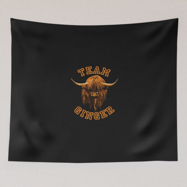 Item preview, Team Ginger Scottish Highland Cow designed and sold by UllrichWeldon.