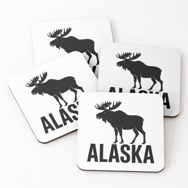 Item preview, Alaska State Denali Mountain and Moose designed and sold by PunkNation-Arts.