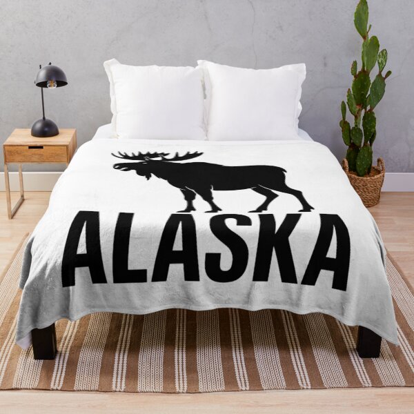 Item preview, Alaska State Denali Mountain and Moose designed and sold by PunkNation-Arts.