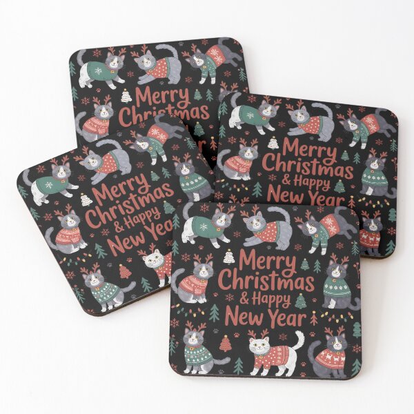 Item preview, Christmas Kittens Cheer designed and sold by wzetart.