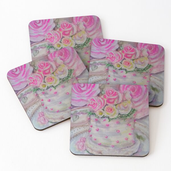 Item preview, Vintage Cake Food Art Watercolor painting  designed and sold by happiartworks .