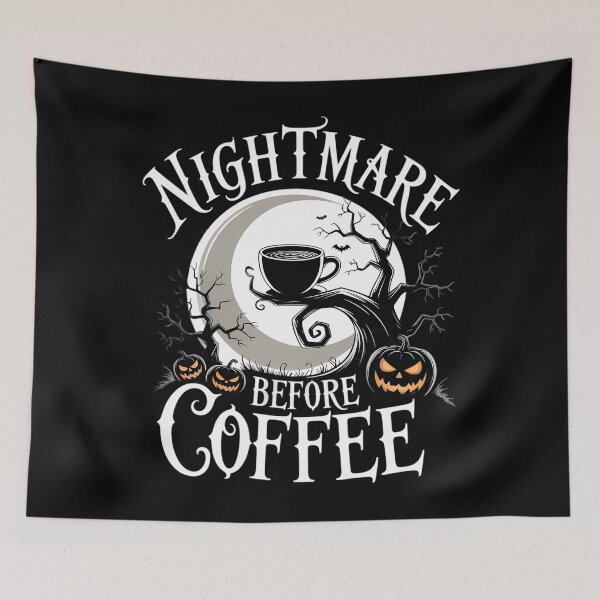 Item preview, Cute Nightmare Before Coffee Halloween designed and sold by brynatshop.