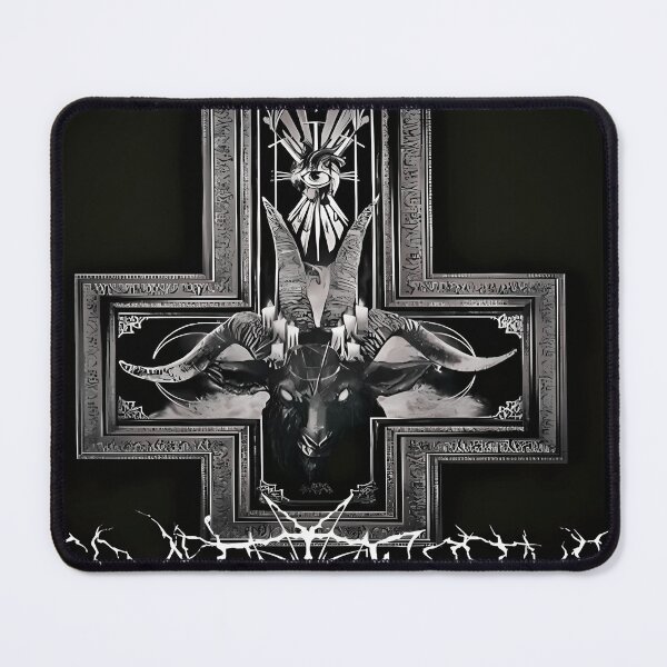 Item preview, Goat Fetus Inverted Cross designed and sold by JULIEBRIEN.