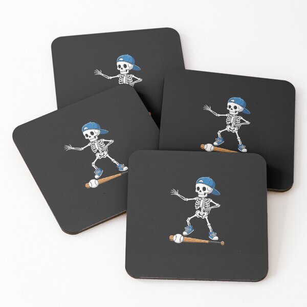 Item preview, Baseball Skeleton Halloween Vintage Baseball Playing  designed and sold by diyoor.