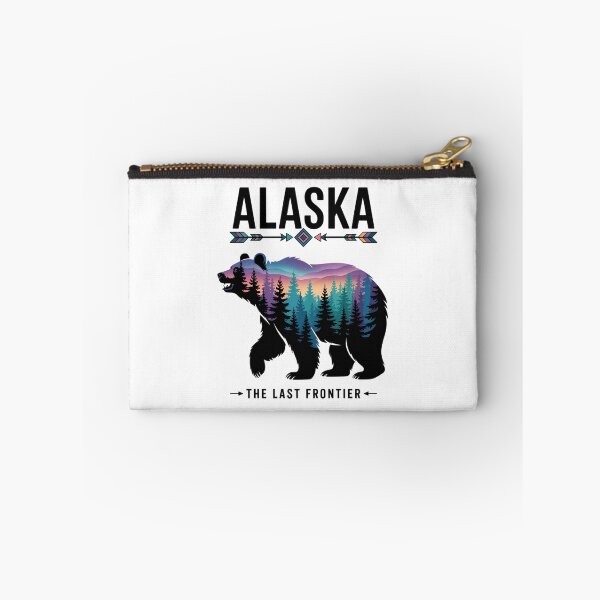 Item preview, Alaska State Pride Alaska Northern Lights Alaskan Bear designed and sold by Moon-Ape.