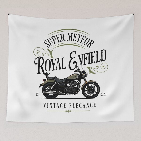 Item preview, Vintage Elegance Royal Enfield Super Meteor 650 designed and sold by WOODWARD BERTRAND.
