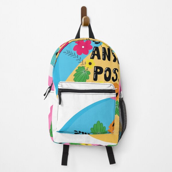 Item preview, Anything is Possible Floral Beach Ball" or "Positive Possibilities" or "Summer Motivation designed and sold by Ramya designs .