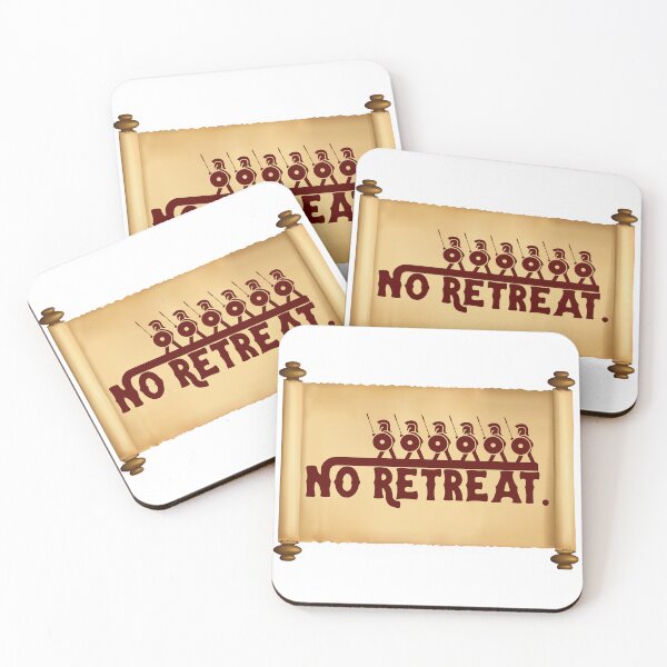 Item preview, NO RETREAT designed and sold by rithattdesigns.