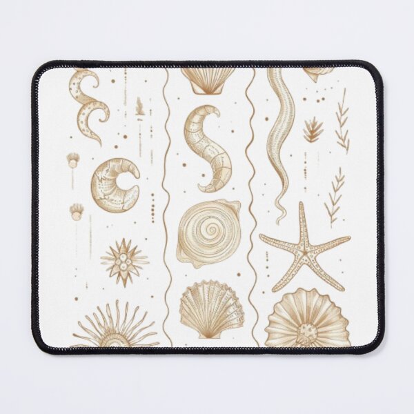 Item preview, Boho Nautical Beach Decor Seashell Illustration designed and sold by Naturalland.