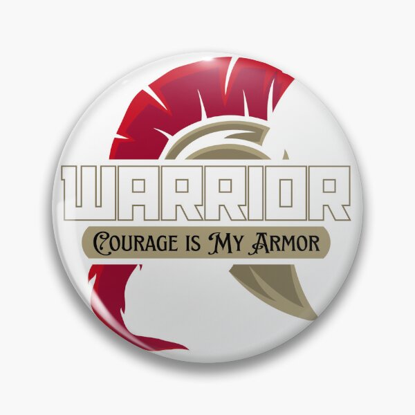 Item preview, WARRIOR-COURAGE IS MY ARMOR designed and sold by rithattdesigns.