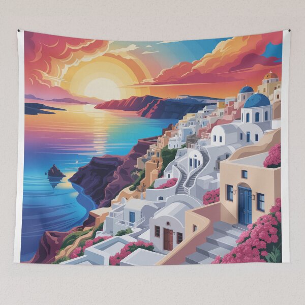 Item preview, beauty of Santorini (Oia), designed and sold by Lilashakti ⭐️ ⭐️ ⭐️ ⭐️ ⭐️.