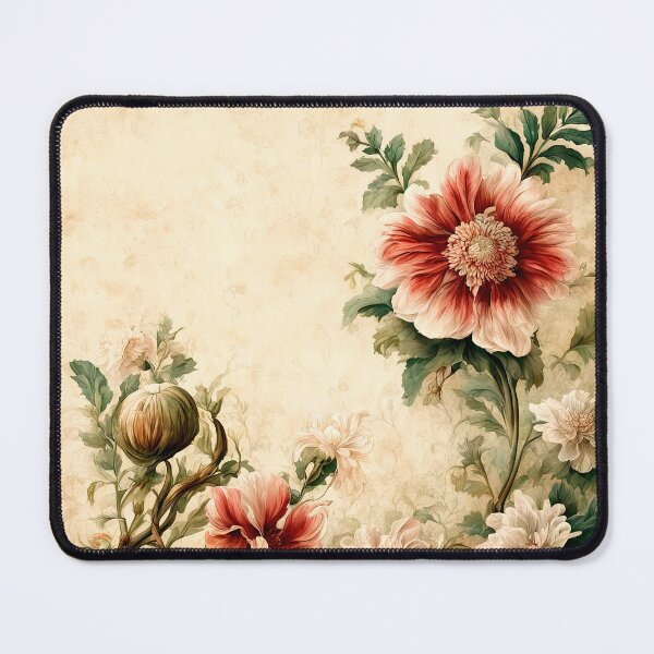 Item preview, Elegant Vintage Botanical Floral on Aged Parchment designed and sold by LanaGustavsson.