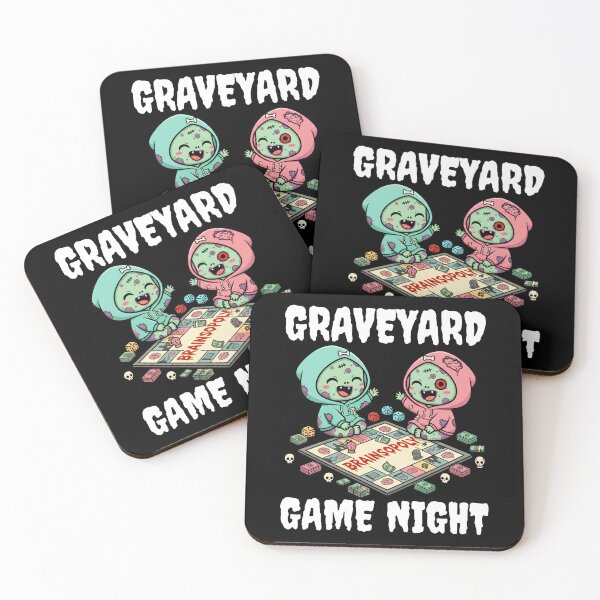 Item preview, GRAVEYARD GAME NIGHT - ZOMBIE HALLOWEEN designed and sold by KEF Custom.
