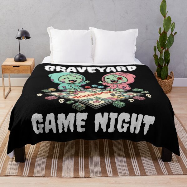 Item preview, GRAVEYARD GAME NIGHT - ZOMBIE HALLOWEEN designed and sold by KEF Custom.