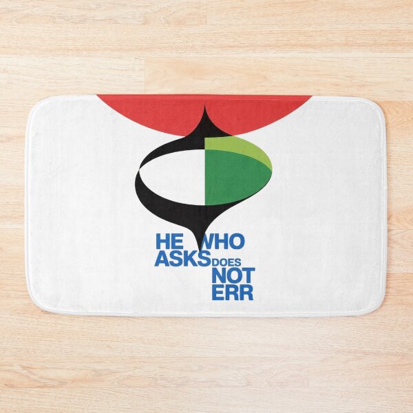 Item preview, He who asks does not err designed and sold by DZIERANA.