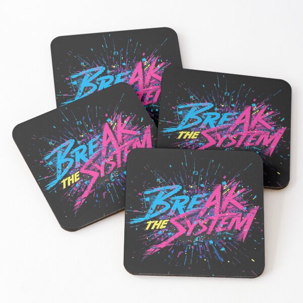 Item preview, Break the System Neon Explosion – Futuristic Streetwear Design designed and sold by ParaSiempreS.