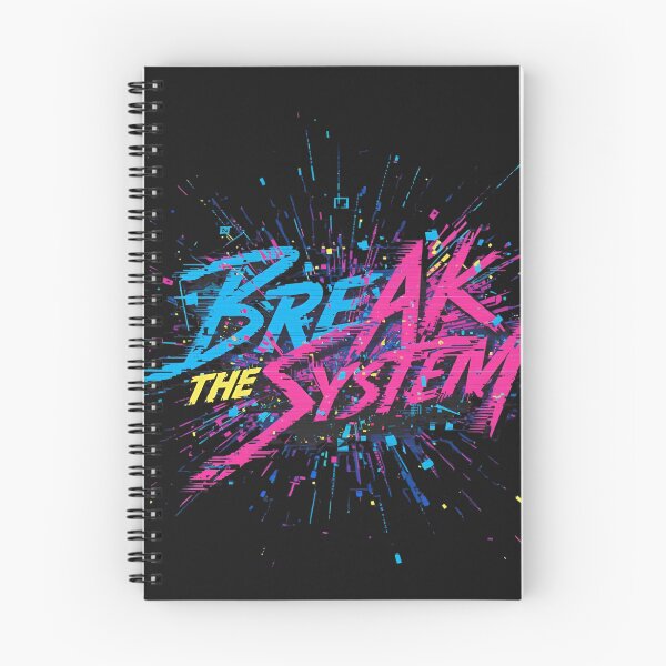 Item preview, Break the System Neon Explosion – Futuristic Streetwear Design designed and sold by ParaSiempreS.