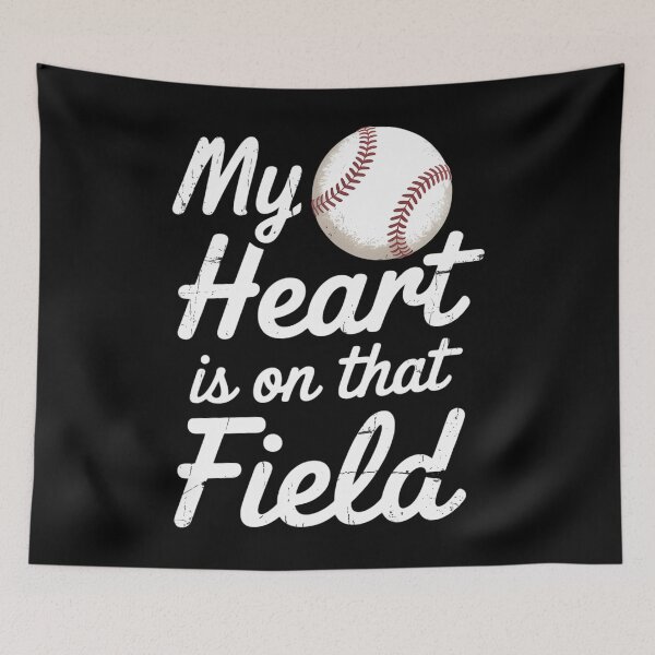 Item preview, My Heart is on That Field Baseball Softball designed and sold by brynatshop.