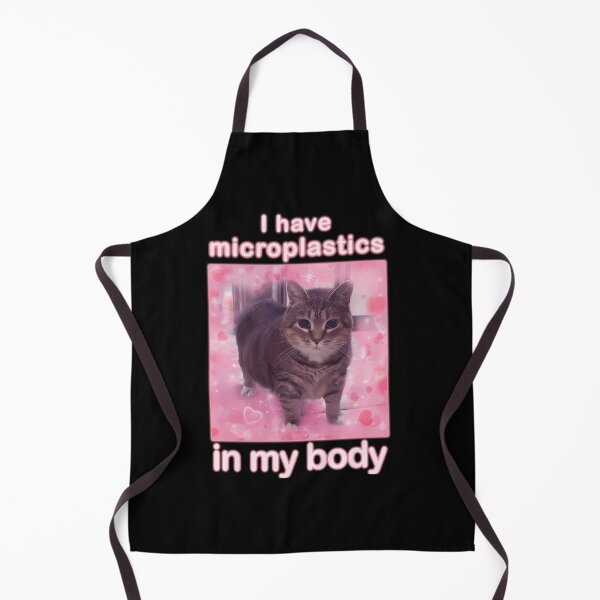 Item preview, Microplastics In Body Funny Cat Meme Gifts designed and sold by CarylonBeata.