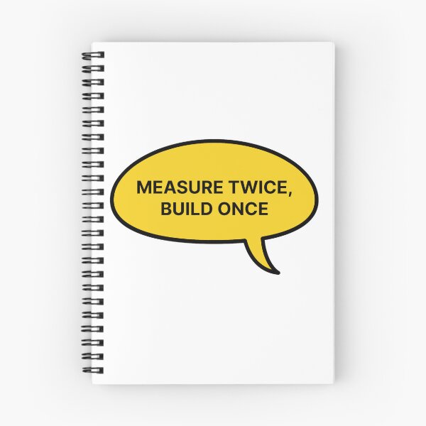Item preview, Measure twice build once designed and sold by Jiben44.