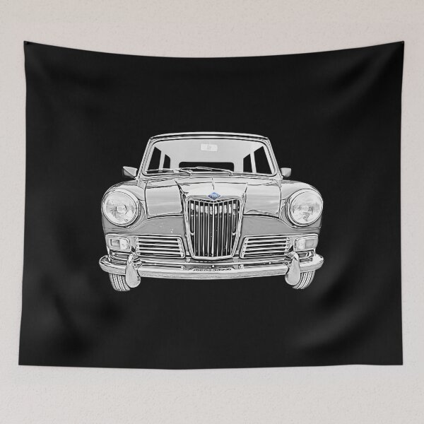 Item preview,  Riley Elf 1960S British Classic Car Monochrome designed and sold by SHANNONANDEN.