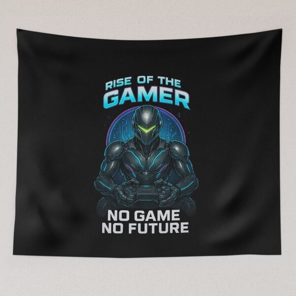 Item preview, Cyberpunk Gamer Robot | Futuristic Gaming Artwork | Rise of the Gamer Neon Design designed and sold by Designforyou86.