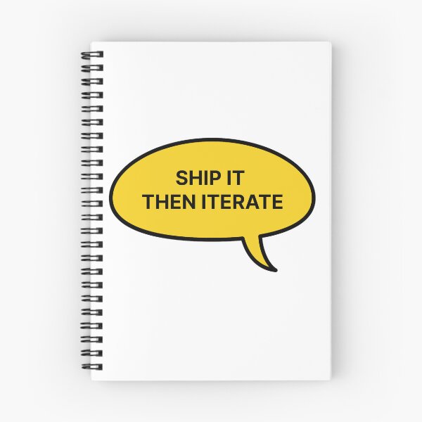 Item preview, Ship it then iterate designed and sold by Jiben44.