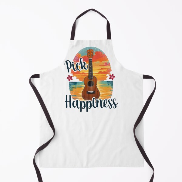 Item preview, Pick Happiness! Ukulele Sunset designed and sold by UkeverseGifts.
