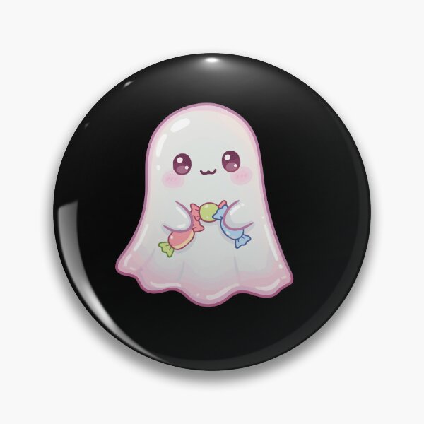 Item preview, Cute Bubble Ghost Holding Candy – 3D Glossy Halloween designed and sold by Spotty-Shanmukh.