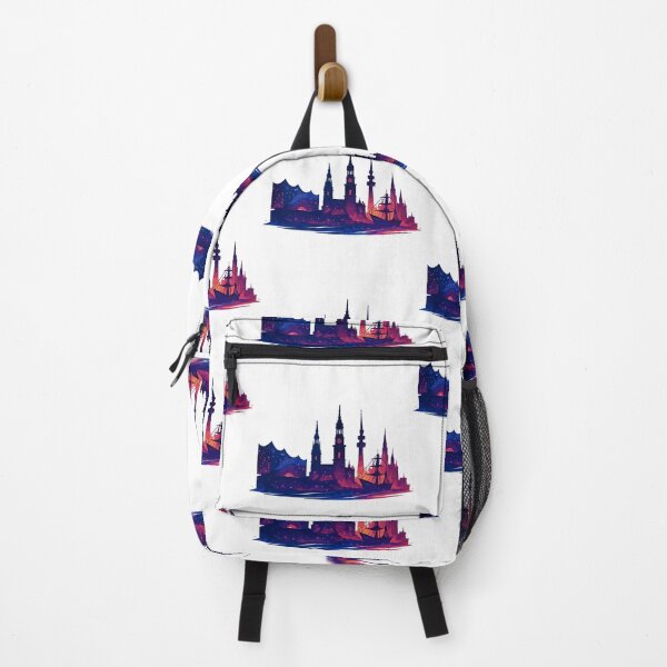 Item preview, Hamburg city silhouette galactic noble gift designed and sold by Pineapple-Tree.