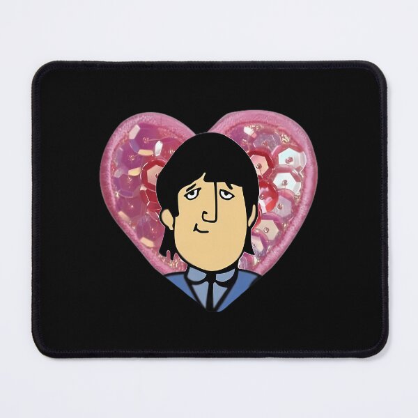 Item preview, Cartoon John Lennon Sequin Heart designed and sold by bonurasuliaj.