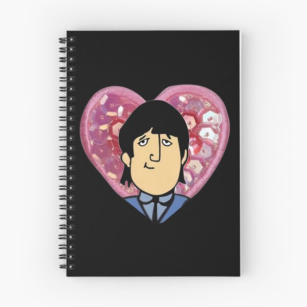 Item preview, Cartoon John Lennon Sequin Heart designed and sold by bonurasuliaj.