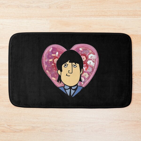 Item preview, Cartoon John Lennon Sequin Heart designed and sold by bonurasuliaj.
