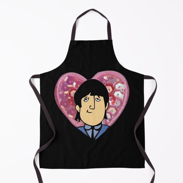 Item preview, Cartoon John Lennon Sequin Heart designed and sold by bonurasuliaj.