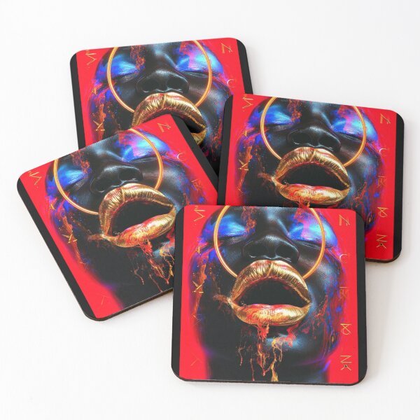Item preview, AfroNova Graffiti Prophets — Afrofuturist neon saints glowing with cosmic graffiti energy, street art fused with divine power. designed and sold by Blackcanvas444.
